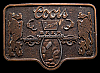 AWESOME 1970s VINTAGE ****COORS BEER**** BRASS BUCKLE
