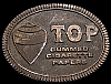 COOL VINTAGE 1974 HIPPIE BUCKLE **TOP** ROLLING PAPERS