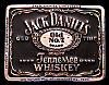 AMAZING 70s BOOZE BUCKLE *JACK DANIELS* WHISKEY PEWTER
