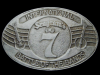 1970s SEAGRAMS 7 BATTLE OF THE BANDS BOOZE BELT BUCKLE
