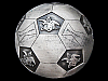 1970s *BUDWEISER KING OF BEERS* SOCCER BALL BEER BUCKLE