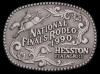 VINTAGE 1990 NATIONAL FINALS RODEO HESSTON *NFR* BUCKLE