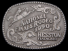 VINTAGE 1990 NATIONAL FINALS RODEO HESSTON *NFR* BUCKLE