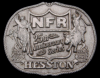 VINTAGE 1983 NATIONAL FINALS RODEO HESSTON *NFR* BUCKLE