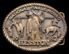 VINTAGE 1982 NATIONAL FINALS RODEO HESSTON *NFR* BUCKLE