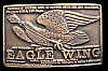 COOL 1970s VINTAGE SAN FRANCISCO EAGLE WING BELT BUCKLE