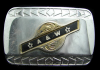 REALLY GREAT 1970s VINTAGE *A & W* ADVERTISEMENT BUCKLE