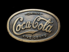COOL VINTAGE 1970s DRINK COCAL-COLA 5 CENTS BELT BUCKLE