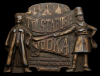 AMAZING 1970s VINTAGE **TOLSTABUSH VODKA** BOOZE BUCKLE