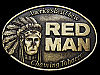 GREAT VINTAGE 1988 RED MAN CHEWING TOBACCO BRASS BUCKLE