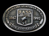 1992 *BASS ANGLERS SPORTSMAN SOCIETY 25TH YEAR* BUCKLE