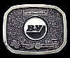 GREAT 1970s **B&V EARTHMOVERS** HEAVY EQUIPMENT BUCKLE