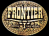 NICE VINTAGE 1970s FRONTIER HOTEL LAS VEGAS BELT BUCKLE