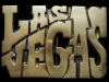 COOL VINTAGE 1970s CUT-OUT LAS VEGAS SOLID BRASS BUCKLE