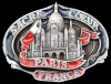 1992 *SACRE COEUR PARIS FRANCE SOUVENIR* PEWTER BUCKLE