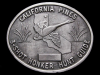 1970s CALIFORNIA PINES 3-SHOT HONKER HUNT GUIDE BUCKLE