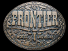 NICE VINTAGE 1970s FRONTIER HOTEL LAS VEGAS BELT BUCKLE