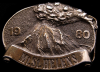 AMAZING 1980 BUCKLE **MT. ST. HELENS VOLCANO** ERUPTION