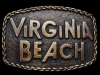 GREAT VINTAGE 1970s VIRGINIA BEACH SOUVENIR BELT BUCKLE