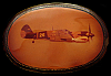 70s MASTERWORK BUCKLE *P-40 WARHAWK* WW2 FIGHTER PLANE