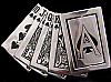 REALLY COOL **ROYAL FLUSH OF SPADES** CARD BELT BUCKLE