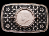 1970s *JOHN F KENNEDY BICENTENNIAL HALF DOLLAR* BUCKLE