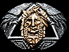 GREAT NOS 1995 SOUTHWEST STYLE INDIAN CHIEF BELT BUCKLE