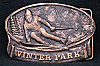 AWESOME 1978 VINTAGE **WINTER PARK** SNOW SKIING BUCKLE
