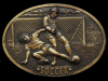 COOL VINTAGE 1977 **THE SPORT OF SOCCER** BELT BUCKLE
