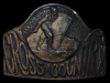 COOL VINTAGE 1970s **CROSS COUNTRY SKIING** BELT BUCKLE