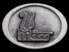 VINTAGE 1995 *UNIVERSITY OF MASSACHUSETTS* BELT BUCKLE