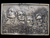 GREAT VINTAGE 1975 *MT. RUSHMORE 1776-1976* BELT BUCKLE