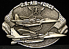 1982 VINTAGE BUCKLE *U.S. AIR FORCE* FIGHTER AIRPLANES