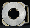 COOL VINTAGE 1970s **BIG WASHER** HIPPIE FASHION BUCKLE
