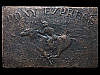 COOL VINTAGE 1970s *PONY EXPRESS FROM 1849* BELT BUCKLE
