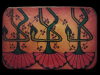COOL NOS VINTAGE 1970s HIPPIE STYLE ARTWORK BELT BUCKLE