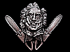 CUT-OUT LEATHERFACE FROM TEXAS CHAINSAW MASSACRE BUCKLE