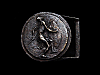 COOL VINTAGE 1970s RITUALISTIC NATIVE DANCE BELT BUCKLE