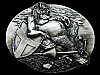 COOL NOS 1993 **CRUSADER EATEN BY MONSTER** BELT BUCKLE