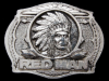 COOL VINTAGE 1988 *RED MAN CHEWING TOBACCO* BELT BUCKLE