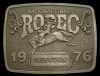 VINTAGE 1976 NFR *NATIONAL FINALS RODEO* HESSTON BUCKLE