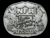 VINTAGE 1983 NFR HESSTON 25TH ANNIVERSARY SERIES BUCKLE