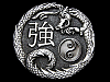 COOL *CHINESE SYMBOL FOR STRENGTH* (DRAGON) BELT BUCKLE