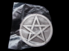 NOS VERY COOL *PENTAGRAM ON CIRCLE-SHAPED* BELT BUCKLE