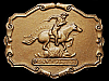 COOL VINTAGE 1970s **PONY EXPRESS** SINCE 1852 BELT BUCKLE