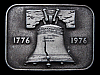 GREAT VINTAGE 1976 LIBERTY BELL 1776 - 1976 BELT BUCKLE