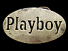 VERY COOL VINTAGE 1970s ***PLAYBOY*** SOLID BRASS BUCKLE
