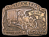 GREAT 1970s VINTAGE ***PETERBILT TRUCKS*** OLD TRUCKERS NEVER DIE BUCKLE