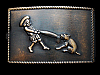 GREAT VINTAGE 1970s ***BUSTER BROWN AND TIGE*** SHOES ADVERTISEMENT BELT BUCKLE