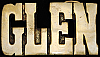 **NOS** VINTAGE 1970s CUT-OUT NAME ***GLEN*** SOLID BRASS BUCKLE